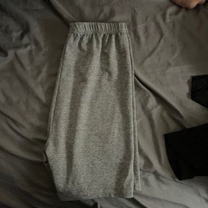 Grey biker shorts